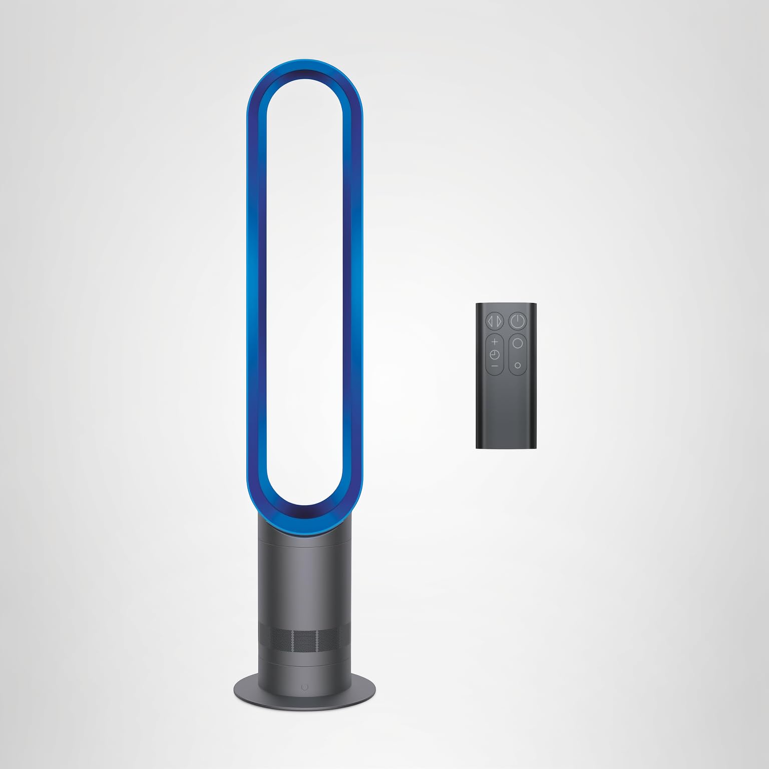 Dyson Cool AM07 No-Wings Tower Fan with Air Multiplier, Iron/Blue