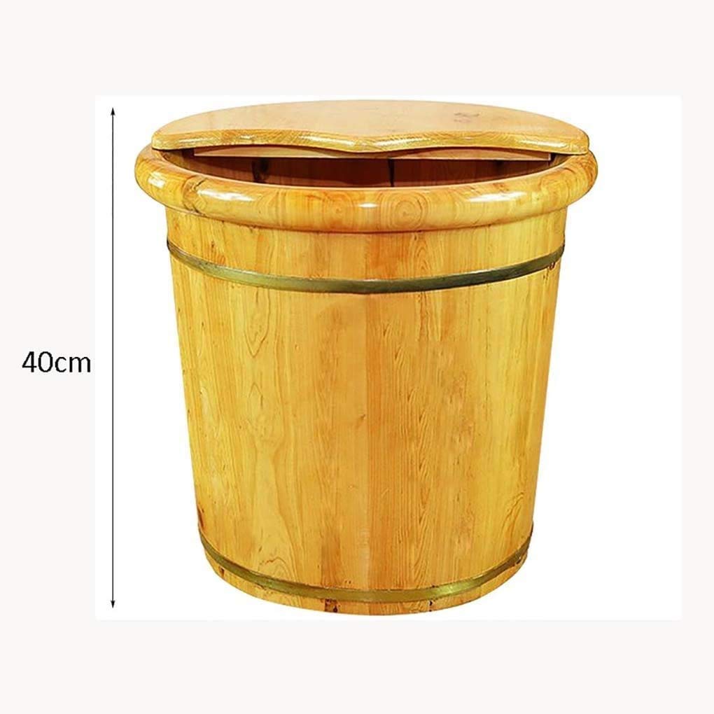 Secchio per pediluvio in legno Pediluvio regalo per la casa, Barile per pediluvio in legno Famiglia in legno Durevole per la salute Secchio per il lavaggio dei piedi Vasca per piedi Pediluvio in