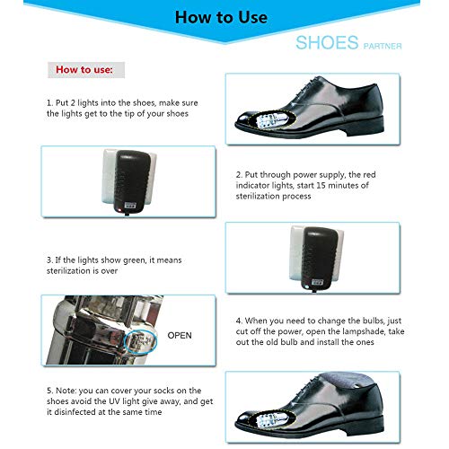 XUMI Stérilisateur UV Ozone Désodorisant De Chaussures Sèche-Chaussures Réchauffeur De Lumière Désodorisant Humidificateur Désinfectant – vue 3