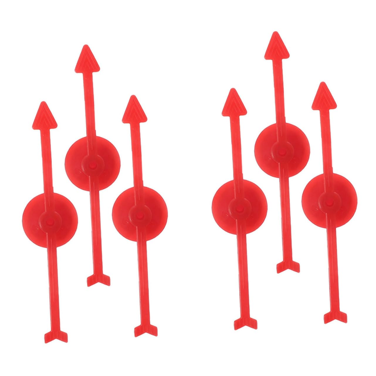 STAHAD Arrow Spinners 6pcs Rotating Plastic Pointer Toys Turntable Spinners Replacement Game Pointer Plastic Pointers Board Game Accessory Diy Board Games To Rotate Game Props Arrow Red