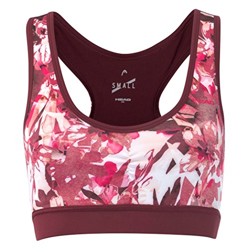 Head Vision Graphic Bra sujetador deportivo con estampado geométrico y espalda de nadadora