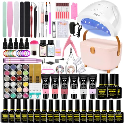 Gel Nail Polish Kit with 48W UV LED Lamp