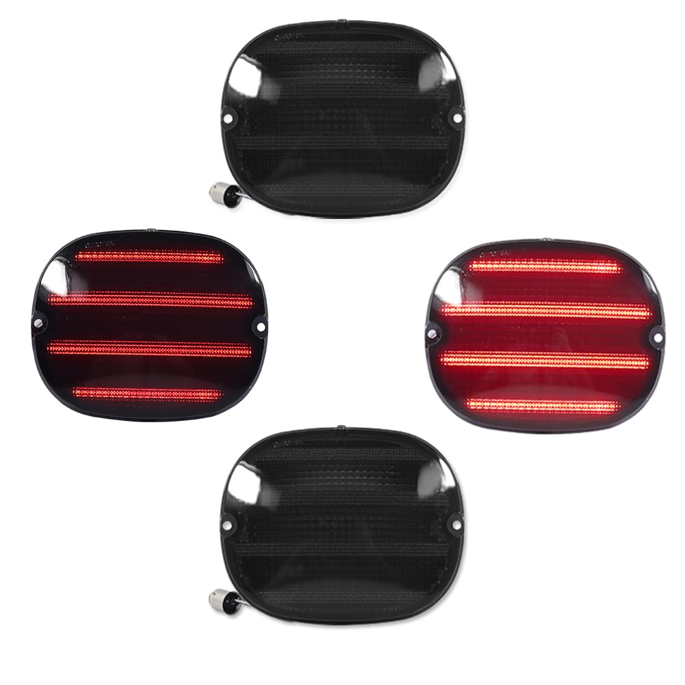 Amazon.com: GTINTHEBOX 4pcs Rear Taillight Red LED Lamp for 1990