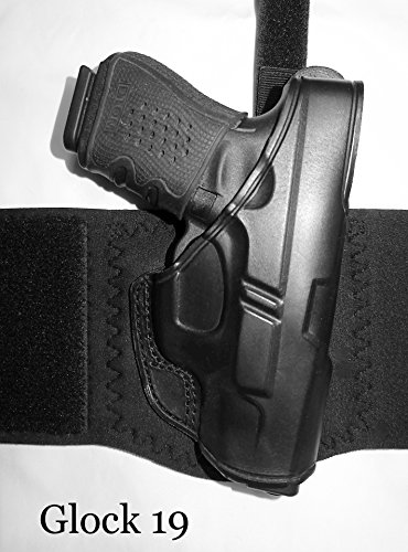 DTOM AH10 Ultimate Comfort Leather and Neoprene Ankle Holster for The Glock 26