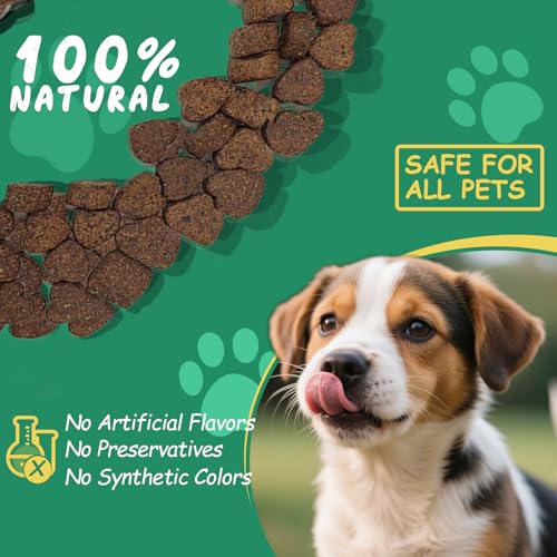 Image of Неmр Calming Chews for Dogs, Anxiety Relief, Sleep Calming Aid, Health & Wellness Supplements for Dog Separation Barking, Chicken Flavor, 180 Chews for All Breeds Ages