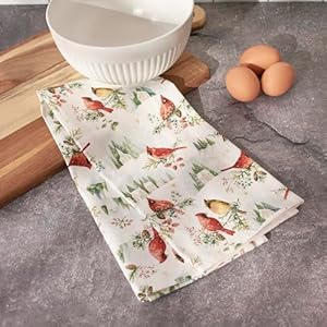 Primitives by Kathy Winter Cardinals Kitchen Towel