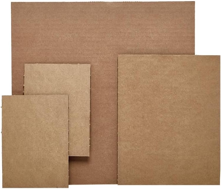 Paper Mart Cardboard Sheets, 36 x 72 Inch Brown Single-Wall Corrugated Sheets, Pack of 10 for Moving Supplies and Small Business Essentials
