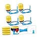 NAMOARLY 4pcs Foot Pump Plastic Bellows Pump for Inflatables Air Bed Yoga Camping Electric Balloon