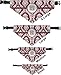RNK Shops Personalized Maroon & White Dog Bandana - Small