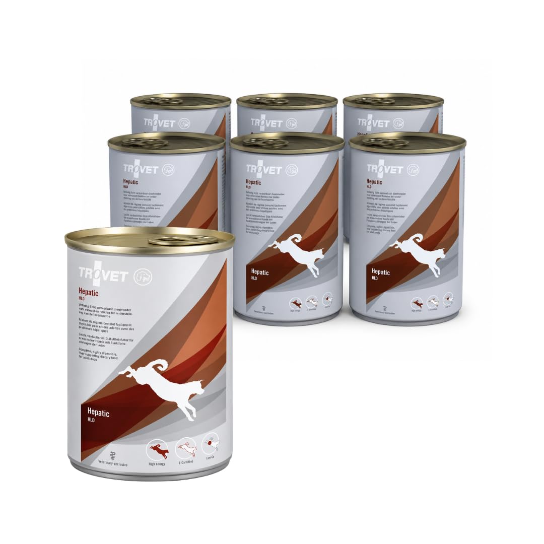 TROVET Hepatic HLD Hond - 6 x 400g Tins