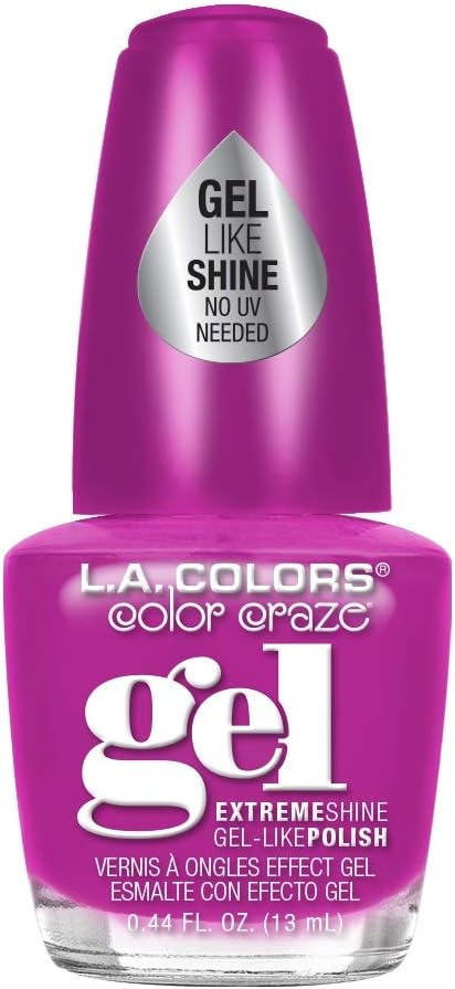L.A. COLORS Color Craze Extreme Shine Gel Polish, Muse CNP714