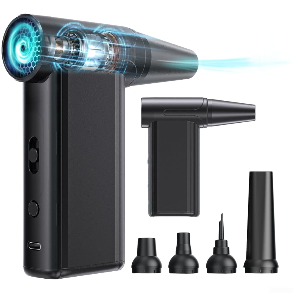 Ventilateur à main Turbo Sèche-cheveux pour PC, clavier, voiture