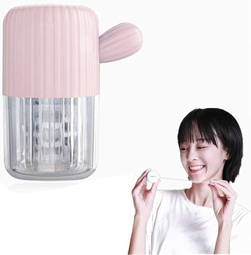 MUDOR Limpiador portátil de lentes de contacto  Lavadora de lentes de contacto con cordón para el cuidado diario, limpieza rápida, lentes de