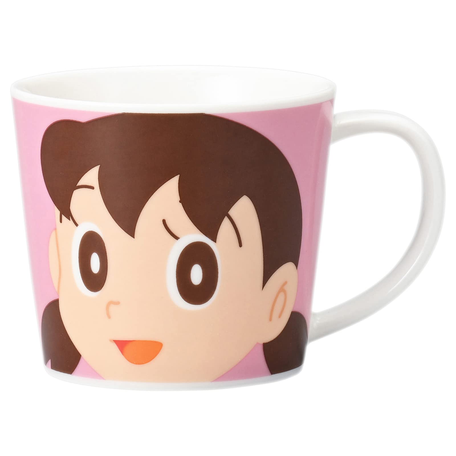 Doraemon Shizuka Pink Porcelain Mug 9.5oz Made in Japan Kaneshotouki