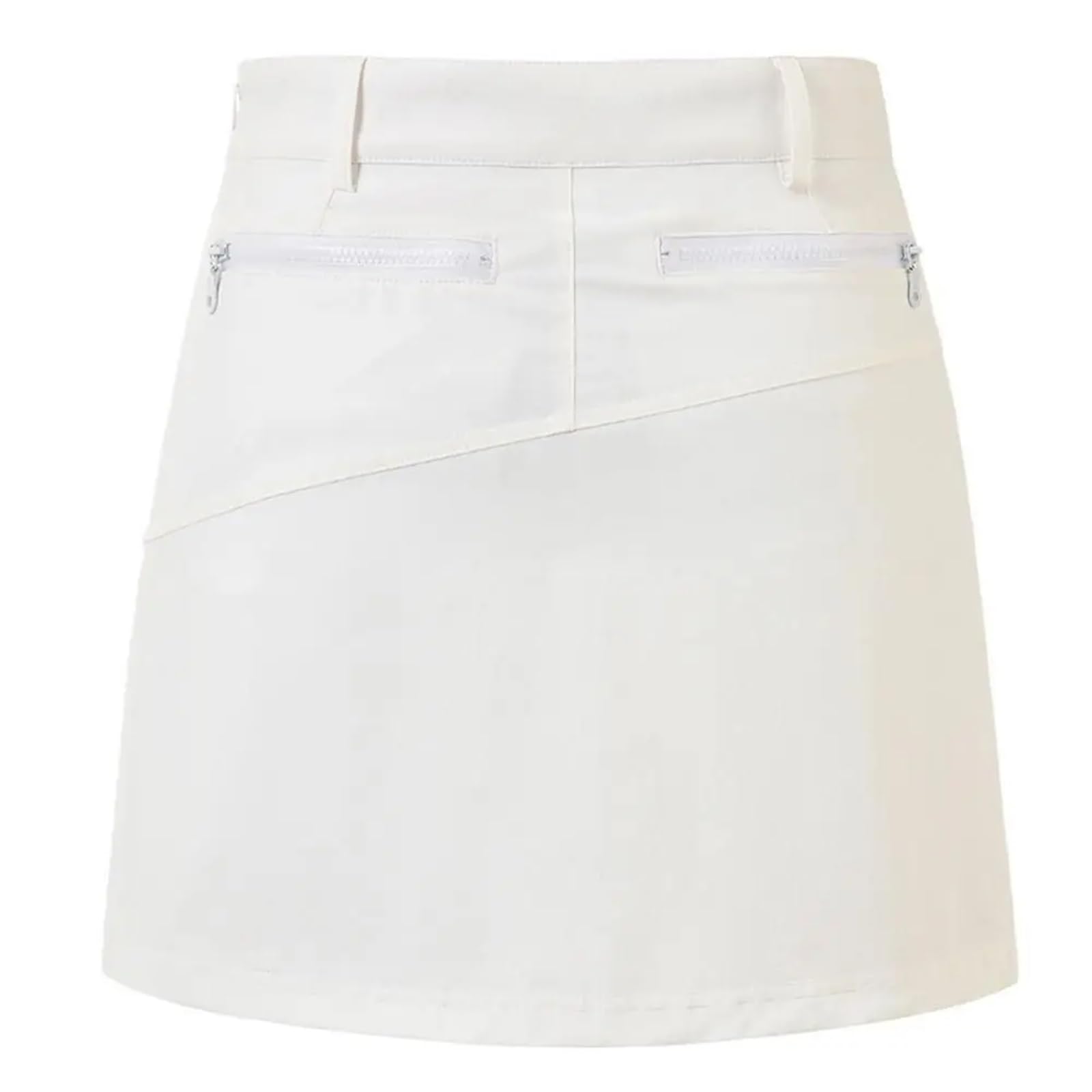 Tennisrock Golf Kurze Röcke for Frauen Slim Fit Sport Weiß Hosen Kleid