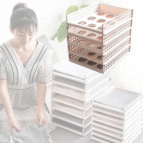 Canastas de almacenamiento para ropa, ahorro de espacio, para organizar y ordenar el hogar de manera eficiente