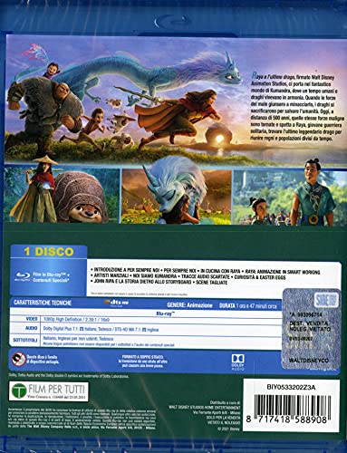 Raya e l'Ultimo Drago ( Blu Ray)