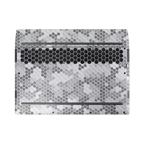 Image of MightySkins Carbon Fiber Skin Compatible With Alienware M17 R5 (2022) Full Wrap Kit - Camo Hexadots | Protective, Durable Textured Carbon Fiber Finish | Easy To Apply & Change Styles | Made in the USA