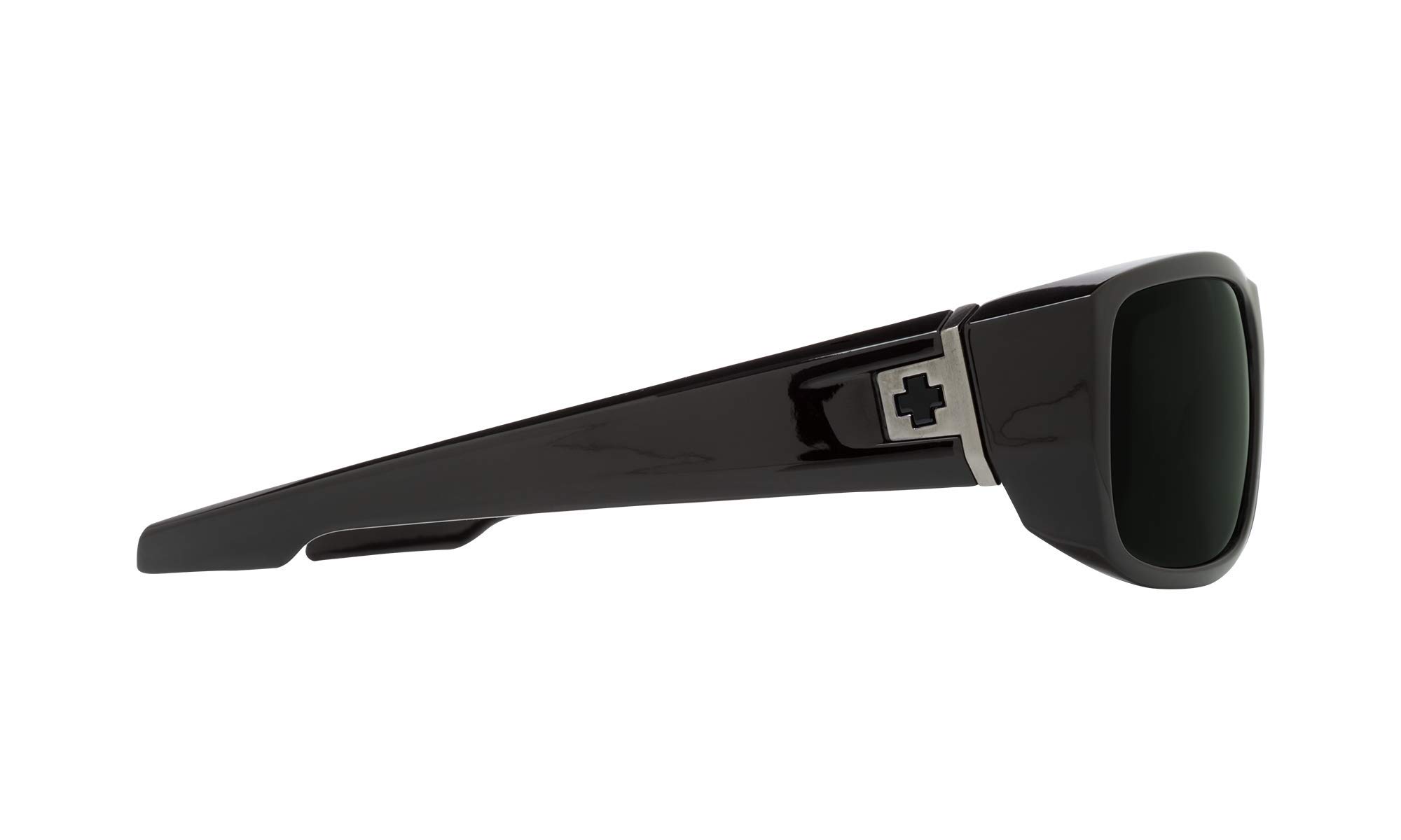Spy Optic MC3 Occhiali da sole con lenti HD stile 25° anniversario montatura leggera Grilamid Nero Large