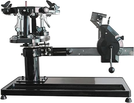 Tennis Stringing Machines, Badminton Racket String Machine, 360-Degree Turntable Rotation, 6-Point Fixed, Double Scale Mark, for Tennis, Badminton Racket