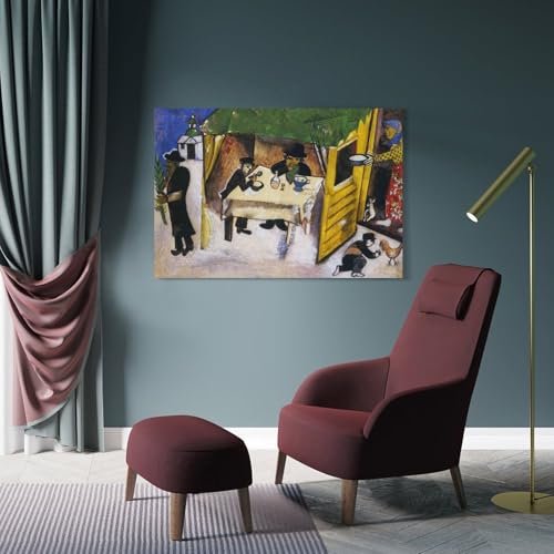 Poster Marc Chagall La Fête des Tabernacles impression d'art murale 40x60 cm