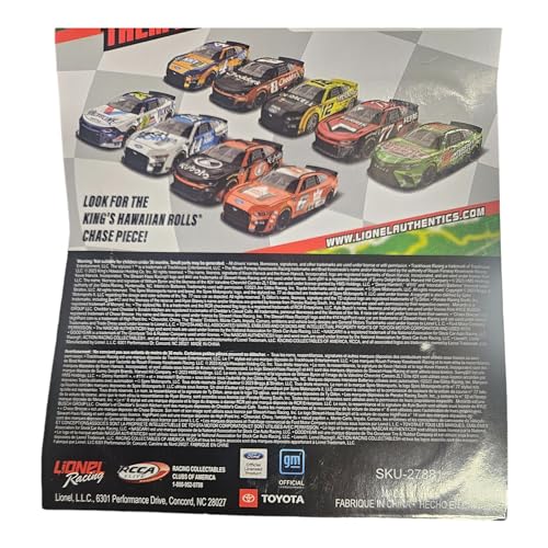 lionel racing nascar authentics denny hamlin 2023 interstate batteries no 11 ht 164 scale diecast car with trinket