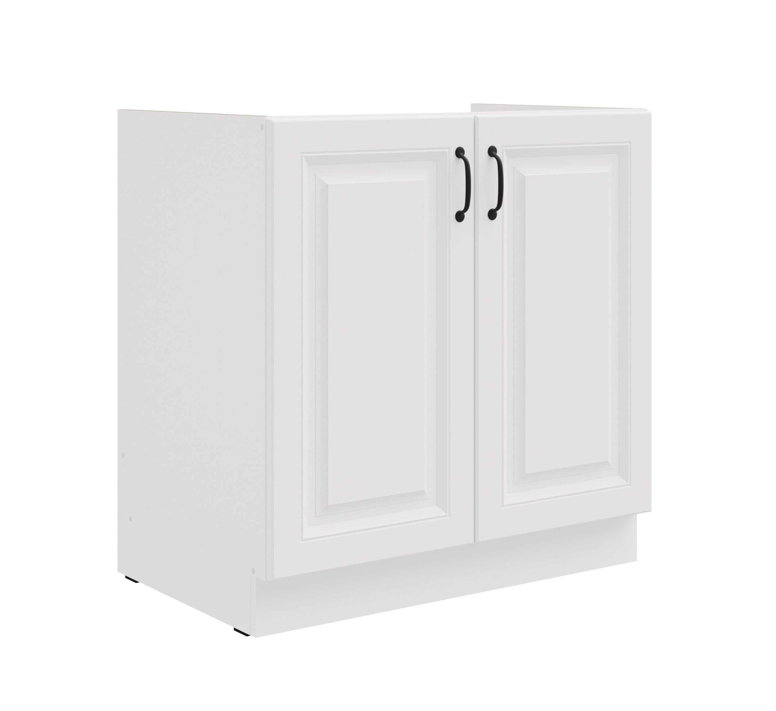 Spülenschrank 80 cm Stilo Weiss Küchenzeile Küchenblock Küche Einbauküche
