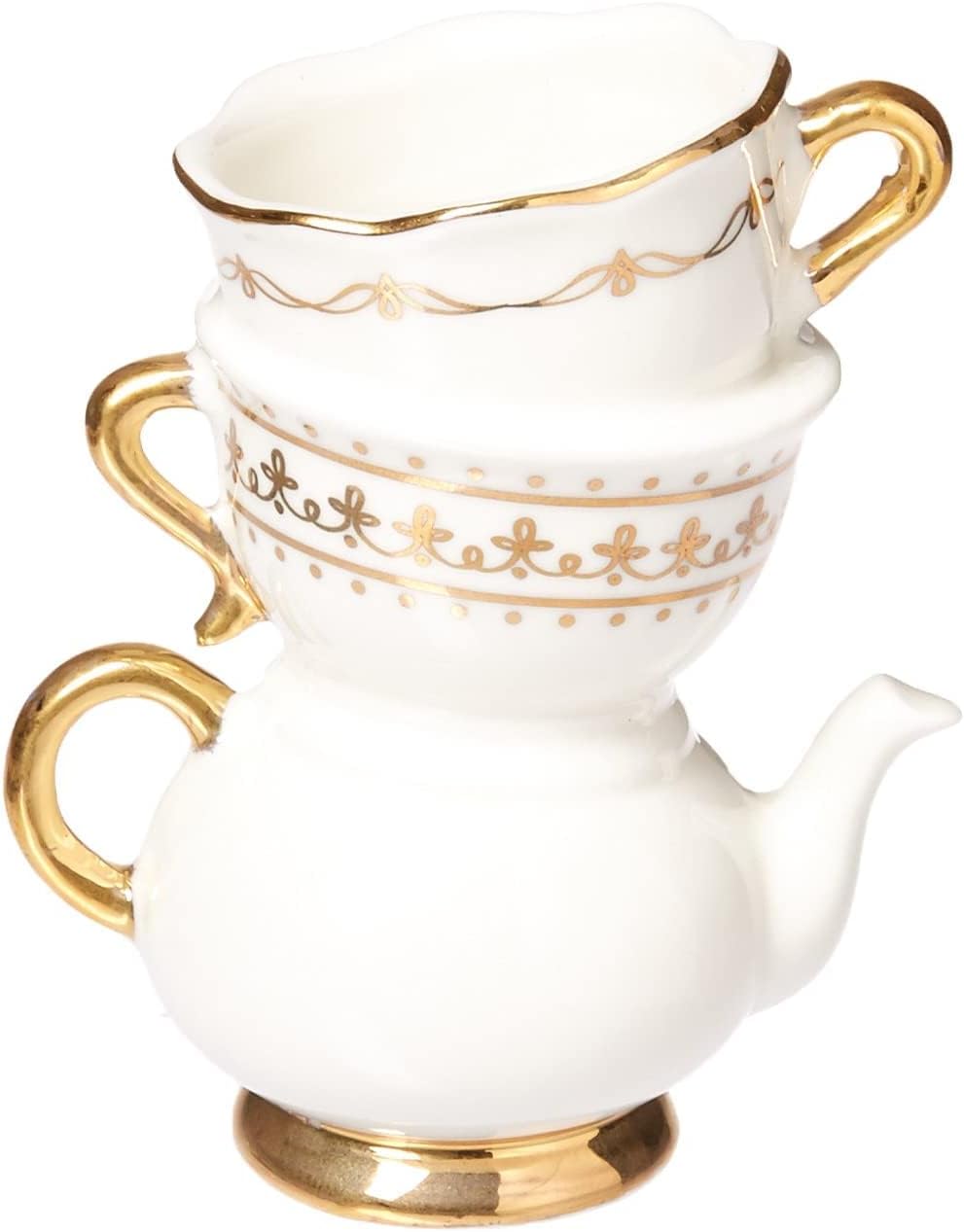 Suреr Bіg Clеаrаnсе! Kate Aspen ,Tea Time Whimsy Ceramic Bud Vase, Party Favor, Take Home Gift, Wedding Decoration