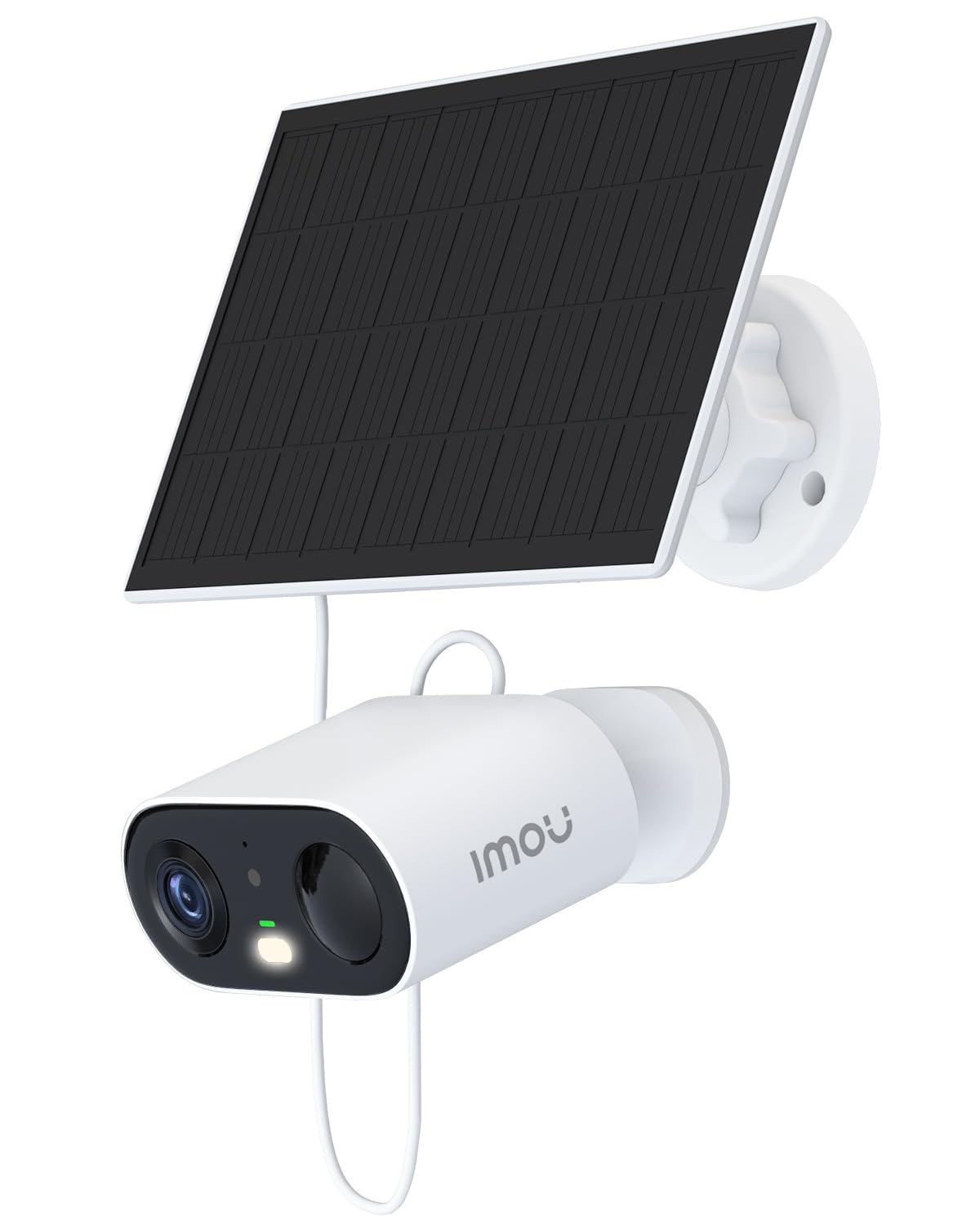 Imou 2K Cámara Vigilancia WiFi Exterior con Panel Solar, Cámara de Seguridad Sin Cables con Batería 5000 mAh, Visión Nocturna en Color, Detección de Humana PIR, Vlog Mode, Cell Go Kit