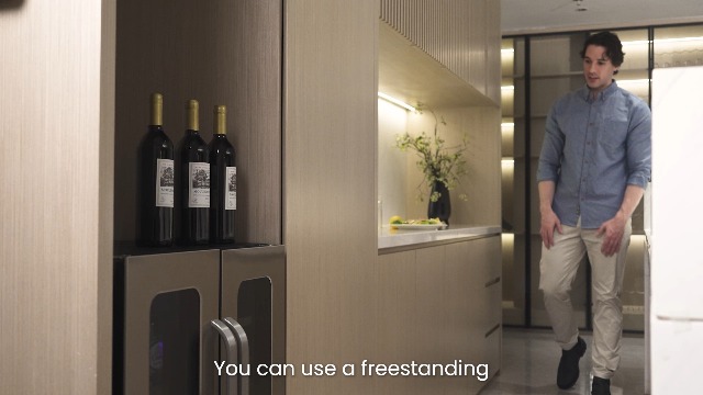 Image of Whynter 24 Inch Dual Zone Wine and Beverage Refrigerator, 20 Bottle 60 Can Wine Fridge with Glass Door, 36-72F Built-in Freestanding Under Counter Wine Cooler with 3 LED Light(4.1 cu.ft)