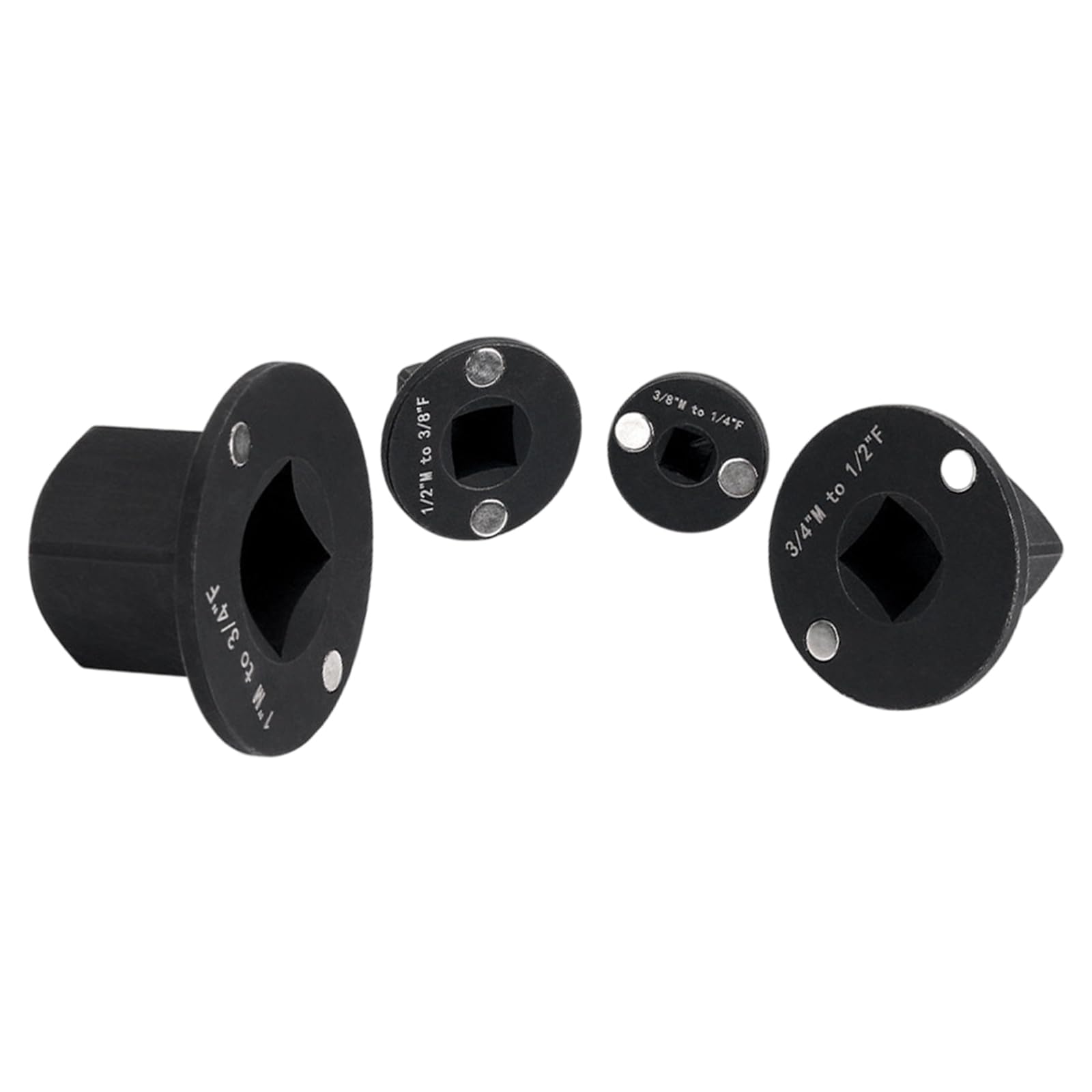 Piceioep Black Impacts Socket Adapters Converter Suitable For Ratchets Wrenches In Automotive Repairs Accurate Mechanical Work Multiple Size Impacts Socket Converter