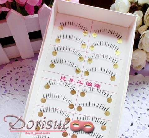 Miniatura 9 de Pestañas inferiores naturales pestañas inferiores pestañas inferiores pestañas negras o marrones pestañas de aspecto natural juego de pestañas