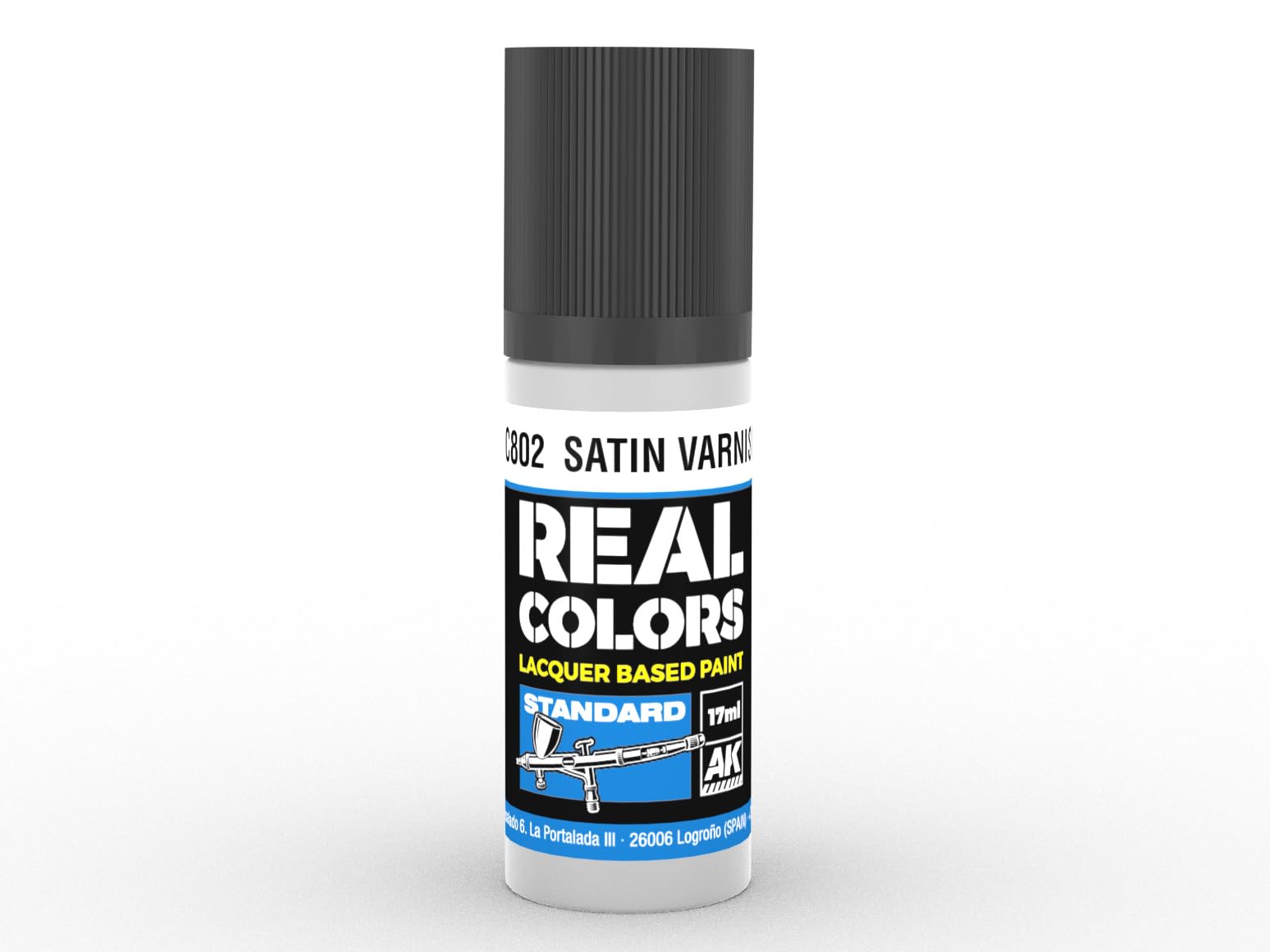 AK Real Colors RC802 Satin Varnish (17ml) (Old RC501)