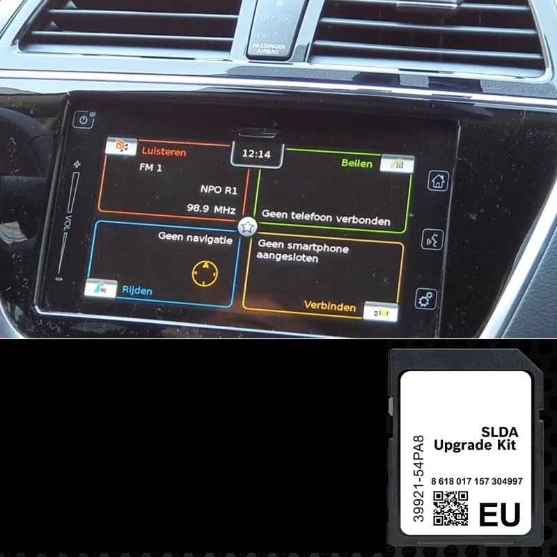 SD Map GPS Navigation Europe 2023-39921-54PA8 Compatible with
