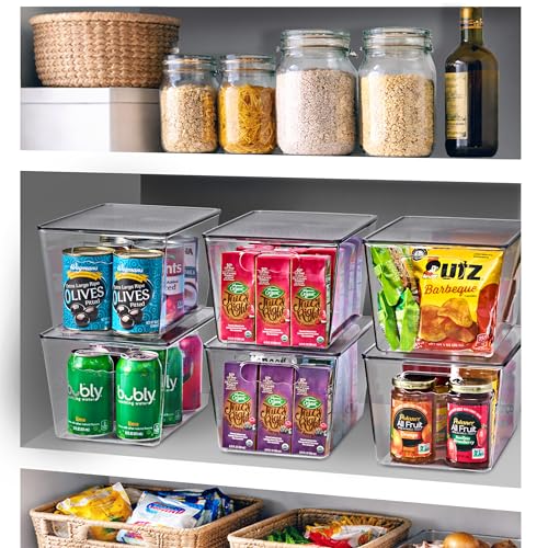 Clear-Storage-Bins-with-Lids-8-Pack-Large-Stackable-Clear-Bins-Clear-Storage-Containers-with-Lids-Plastic-Organizer-Boxes-for-Pantry-Storage-Kitchen-Cabinets-Closet-Organization-Bathroom