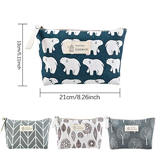 DKAF-2-Pcs-Printed-Canvas-Cosmetic-Bag
