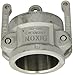 Dixon 100-DC-SS Stainless Steel 316 Type DC Cam and Groove Hose Fitting, Dust Cap, 1"