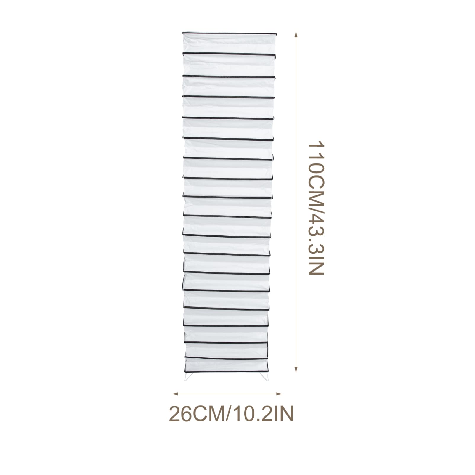 Uonlytech Rice Paper Floor Lamp Shades Nordic Style Table Lampshades Chandelier Light Cover Protector for Home Hotel Bedside Desk Floor Lamp