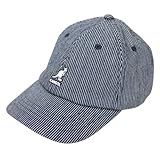 [カンゴール] Kids Washed Baseball キッズ ウォッシュ ベースボール キャップ 帽子 (M, STRIPE)