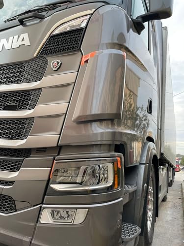 2 piezas deflectores de viento laterales de plástico apto para nuevo Gen. Scania S-R