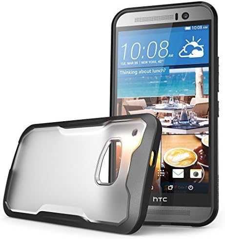 HTC One M9 Case, SUPCASE Unicorn Beetle Series Premium Hybrid Protective Clear Case for HTC One M9 , Retail Package (Frost Clear/Black)