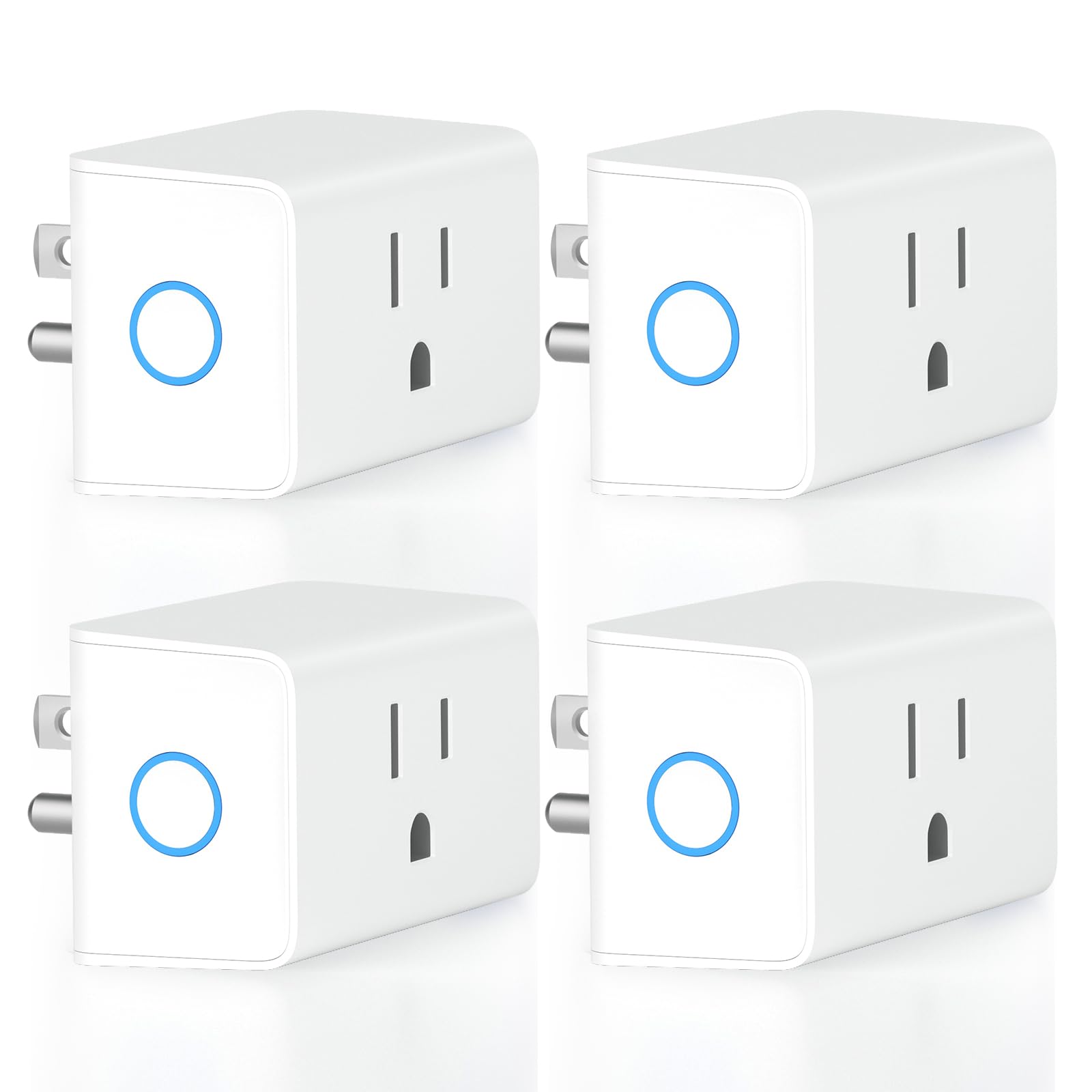 ELEGRPMatter Supported Mini Smart Plug, Smart Outlet 15A/1800W Max,  Compatible with Apple Home, Siri, Alexa, Google Home, SmartThings, Compact  Design