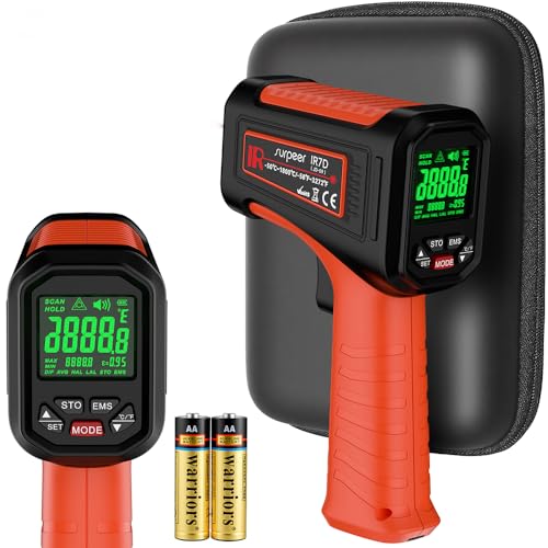 Infrared Thermometer Temperature Gun, 3272°F, 50:1