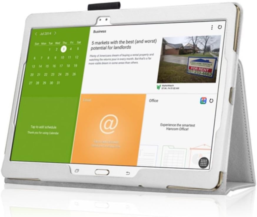 Mobility Gear mg-case-s1-st80 W Folio Case with Stand for Samsung Galaxy Tab S 4 10.1 T800 – White