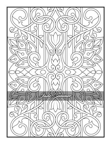 100 Amazing Patterns: An Adult Coloring Book with Fun, Easy, and Relaxing Coloring Pages - Image 55