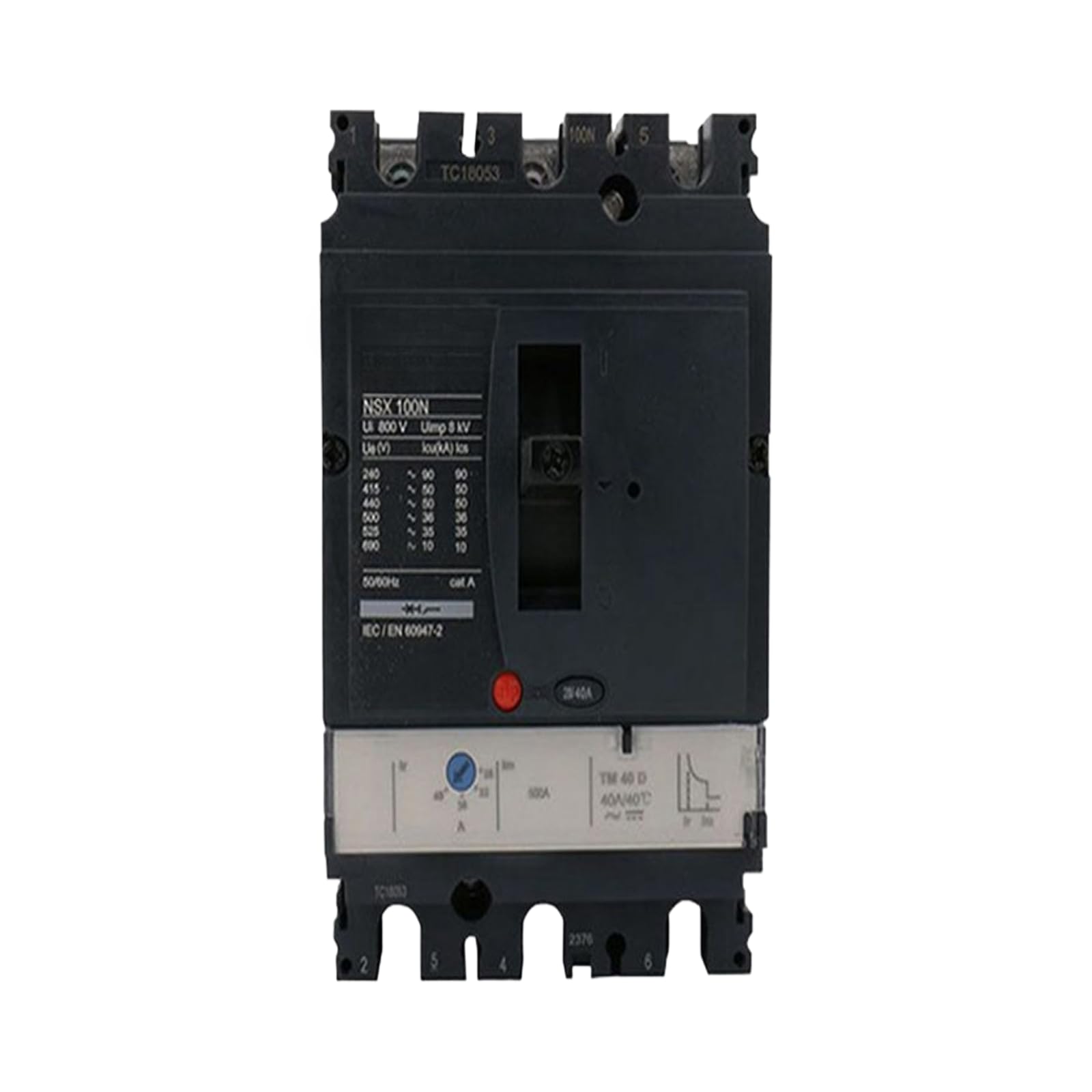 Disjoncteur 100N 3P 400A pour armoire électrique et isolation basse tension