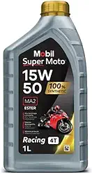 Óleo Mobil 15w50 Super Moto 4t 100% Sintético 1 Litro