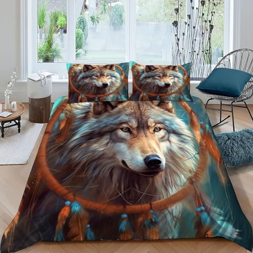 Housse de couette loup douce et confortable contre le froid nocturne - 3