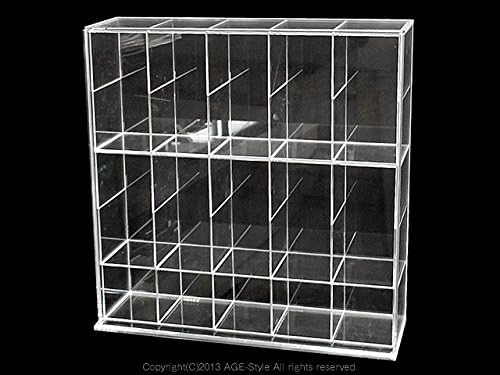 e-zi Acrylic Collection Case Made in Japan Clear Width 58 X Height 58.5 cm 5 Row 5 Tier ag580 – CL