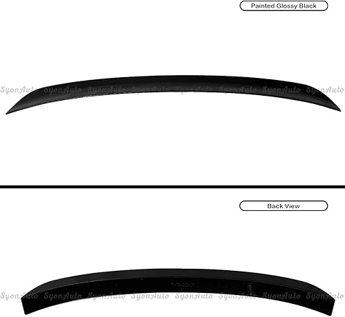 Miniatura 4 de Se adapta a Dodge Charger 2015-2025 - Tapa de alerón de techo de ventana trasera color negro brillante